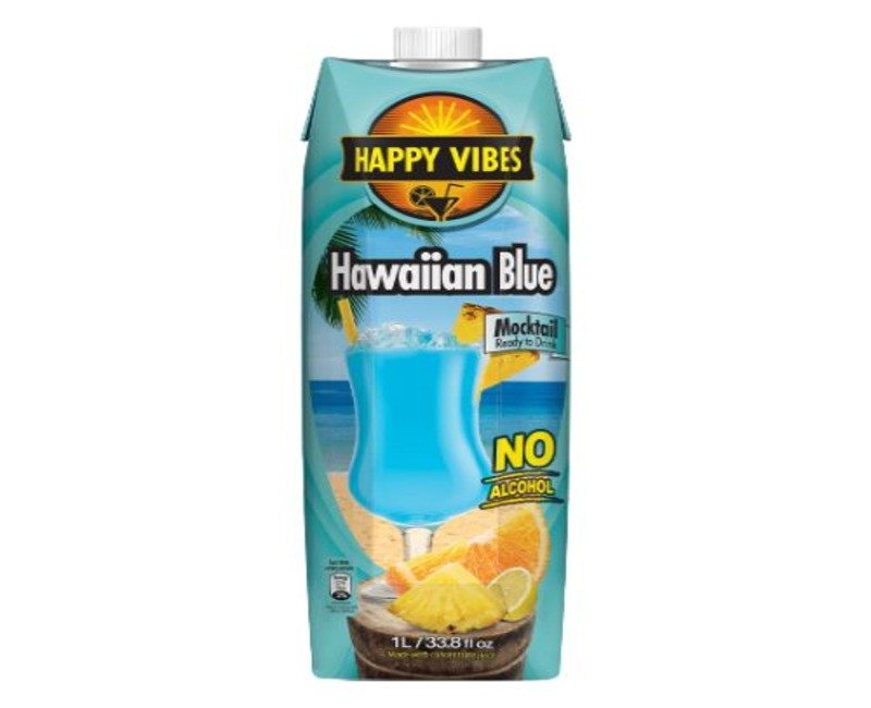 Happy Vibes Hawaiian Blue Cocktail – 1 L