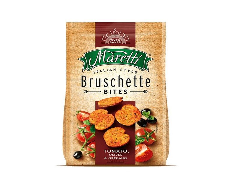 Maretti Bruschette Tomato Olives And Oregano Flavor