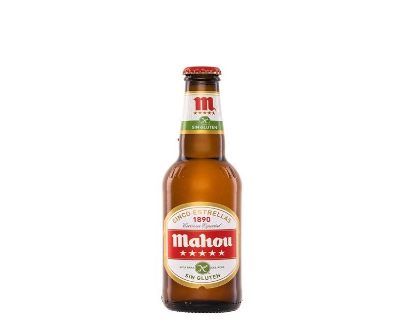 Mahou Cinco Estrellas (Gulten Free) Bottle