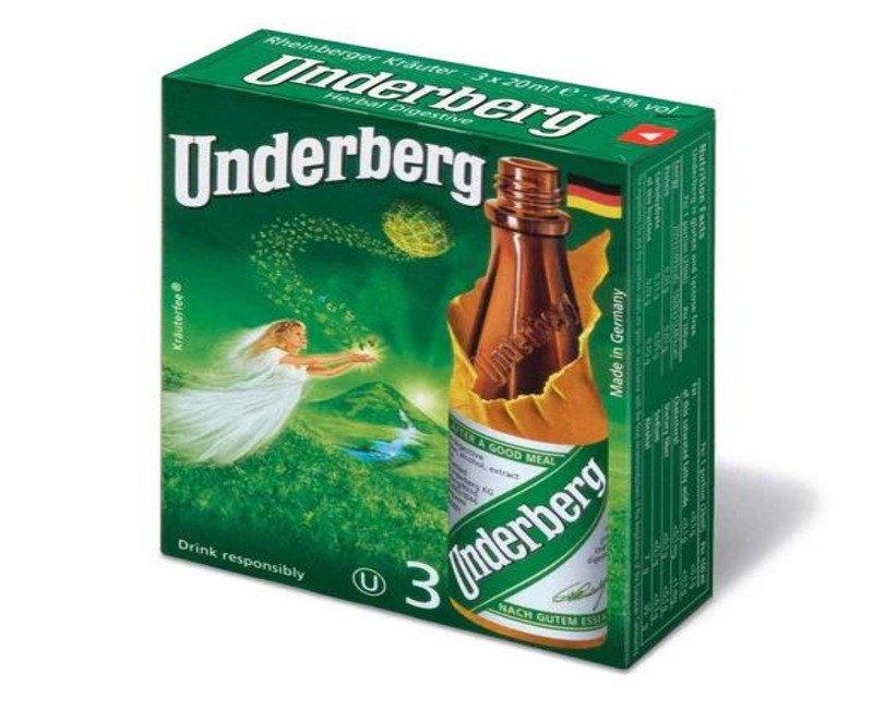 Underberg Natural Herbal Bitters – 20 ml – 3-Pack