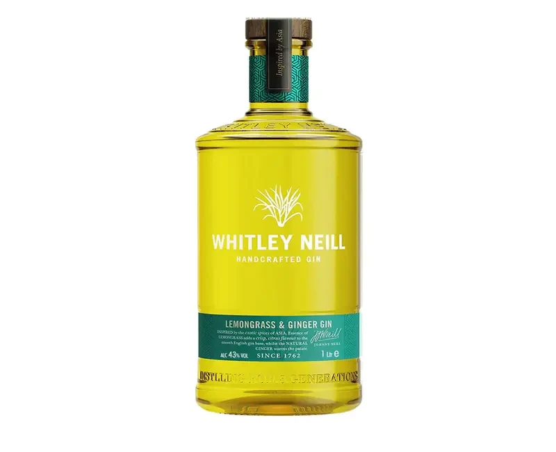 Whitley Neill Lemongrass and Ginger Gin – 70 cl